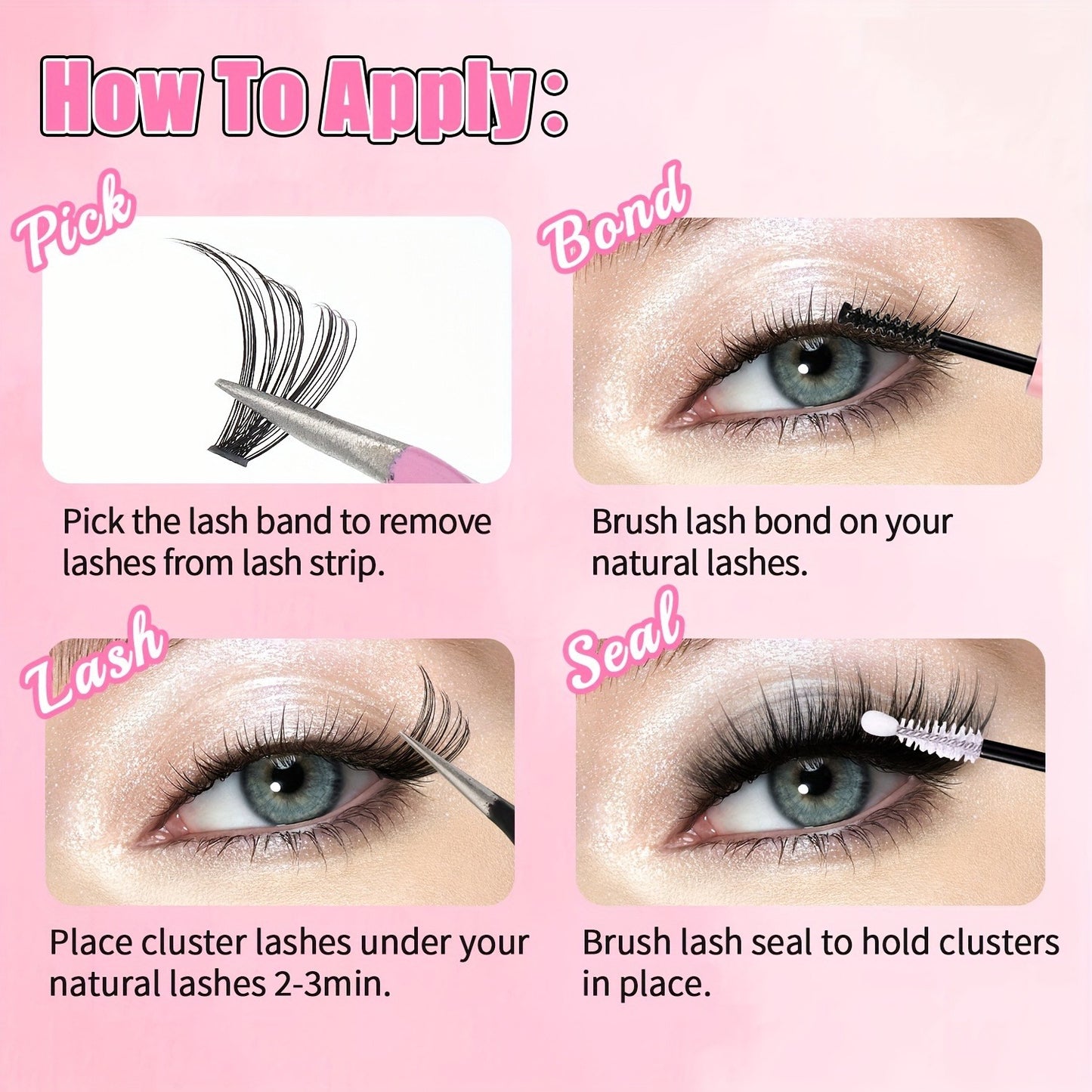 Luminel Manga Lash Clusters