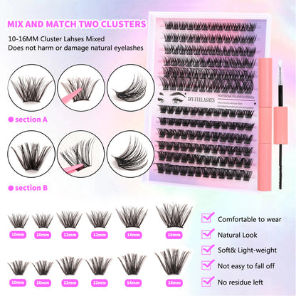 Luminel Manga Lash Clusters